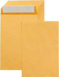 Amazon Basics Self Seal Catalog Envelopes for Business Mailing, Peel and Seal, 6" x 9", Brown Kraft, 100-Pack