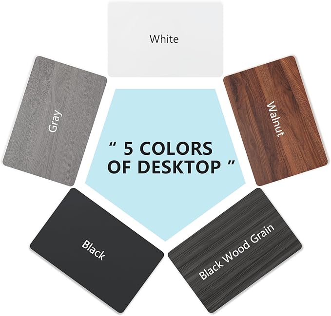 Goakwwuz Conference Room Table, Folding Conference Tables,Thicken Grey Tabletop,Flip Top Wooden Seminar Meeting Room Table for Conference Room Offices (10, Black+White, 61.0“)