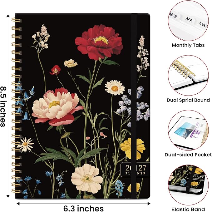 ZOTIA Planner 2026-2027, Jul 2026-Jun 2027 Weekly & Monthly Calendar