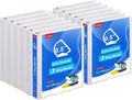 COMIX Heavy Duty 0.5 inch Slant-D Ring View Binder, 1/2 inch 3 Ring Binders, Hold 125 Sheets of 8.5" x 11" Paper, 12 Pack (White)
