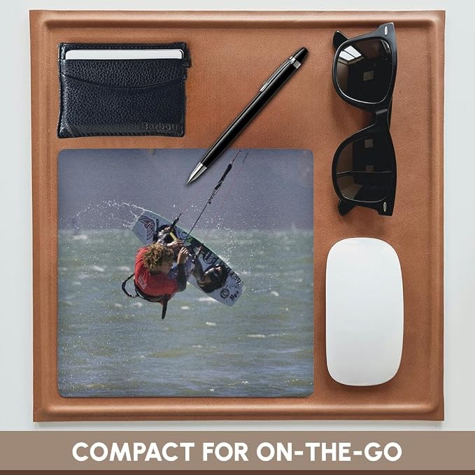 3D Rose "California San Francisco Kiteboarding CompetitionUs05 Bja0225Jaynes Gallery" Matte Finish Mouse Pad - 8 x 8" - mp_88205_1