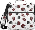 Zipper Binder Bag 3 Ring File Folder Portfolio Organizer Zippered Binder Bags with Strap Fits Laptop Women Men