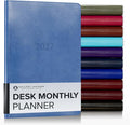 Gallery Leather Desk Monthly Planner 2026-2027 Acadia Hydrangea