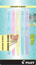 PILOT FriXion Light Pastel Collection Erasable, Assorted Color Inks, 5-Pack