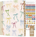 bloom daily planners 2026-2027 Planner - Academic Year (July 2026 - July 2027) Monthly & Weekly Soft Cover Planner for Women - 13 Month Inspirational Agenda Book with Stickers - 5.5" x 8.25" - Bows