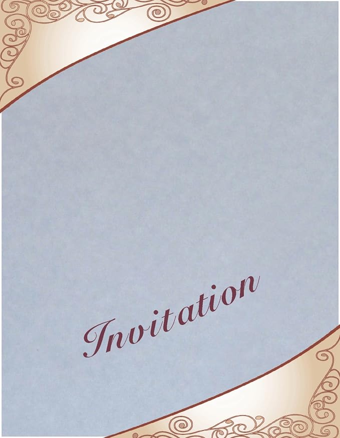 250 Blue Parchment 65lb Cover Weight Paper - 4" X 4" (4X4 Inches) Square Photo|Card|Frame Size - Printable Cardstock Colored Sheets Old Parchment Semblance