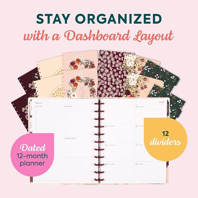 Happy Planner Disc-Bound Planner July 2026–June 2027, Big Size