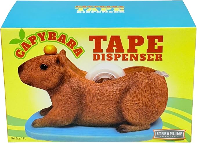 Streamline Imagined Capybara Tape Dispenser