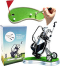 SANTA CASA Golf Pen Holder with 3 Pens, Mini Golf Desk Game for Golfers | Funny Desk Golf Accessory, Unique Gift for Men, Dad & Boss, Stocking Stuffer