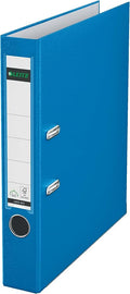 Leitz Lever Arch File, Light Blue, Plastic, A4, 5 cm Spine, 10150030