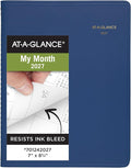 AT-A-GLANCE 2027 Planner, Monthly, 7" x 8.75", Unruled Daily Blocks, Blue (701242027)