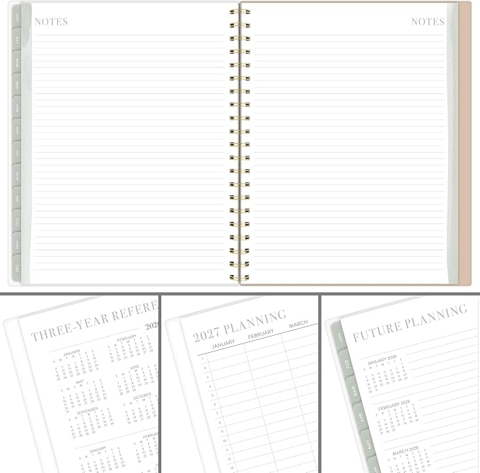 Mead Cambridge 2027 Planner, Weekly & Monthly, 8.5" x 11", Leah Bisch, Peony Garden (LB57-905-27)