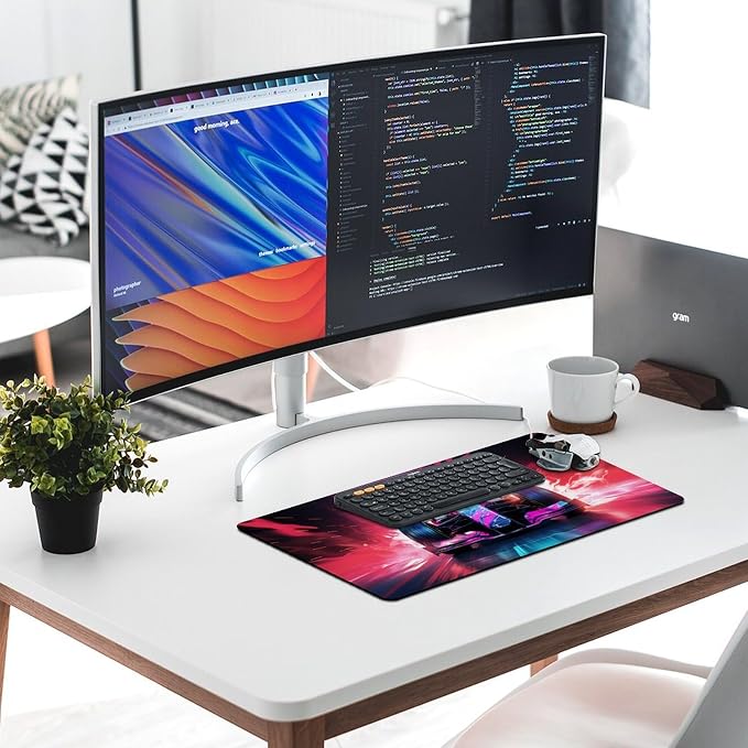 Large Mouse Pad F1 Racing Desk Mat Computer Accessories Gaming Office Organizers Supplies Decor Essentials Keyboard Pads for Desk Rubber 30x60cm