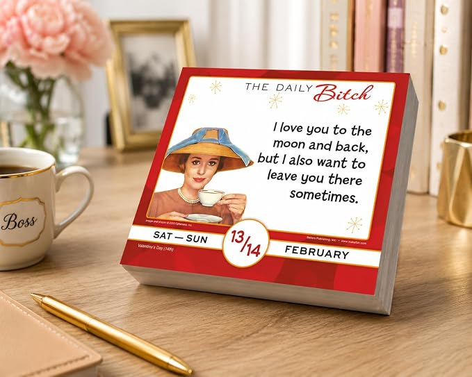 The Daily B 2027 Daily Desk Calendar: Boxed Page-a-Day Humor Calendar with Sarcastic Quotes, Bold Attitude & Snarky Sayings