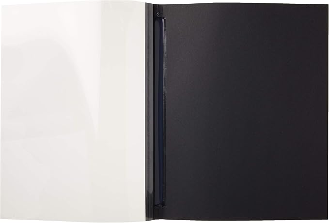 Fellowes 5256601 Binding Thermal Presentation Covers, 1/2 Inch, Black, 10 Folders up to 120 sheets (52566)