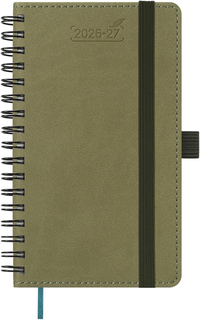 BEZEND Pocket Calendar 2026-2027, Weekly Monthly Academic Planner (3.5"x6")