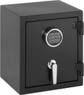 Amazon Basics Fire Resistant Security Safe with Programmable Electronic Keypad for Documents and Valuables, 0.83 Cubic Feet, 14.17"W x 12.2"D x 15.75"H, Black