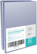 Binditek 200 Pack 7 Mil Clear Presentation Covers for Binding, 8.5 x 11 Inches, Letter Size, Square Corners, Un-Punched, Office Supplies | Plastic Binding Covers, 8.5" x 11" Letter Size, Clear, Square Corners, Unpunched, Ideal for Business Reports and ...