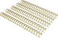 RAYSON 2:1 Pitch Binding Wire, 21 Loop, 3/4 Inch, Gold, 185 Sheet, 50 Pack | 2:1 Pitch Binding Wire | Double Loop Wire | 185 Sheet Binding | Letter Size | Gold 50 Pack