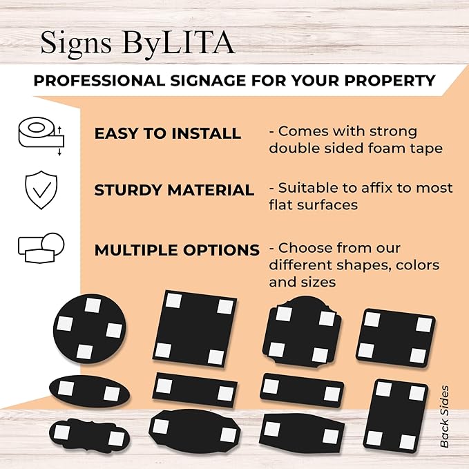 Standard Conference Room Sign - Blue/Gold - Small 2 Pack