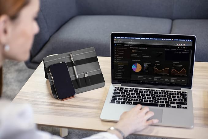 FOLD Portable TECH Organizer attachable to your Devices | Desk Sleeve | Gadget case | Working from Home Essentials | Laptop accessories | Backpack Insert | Portfolio |