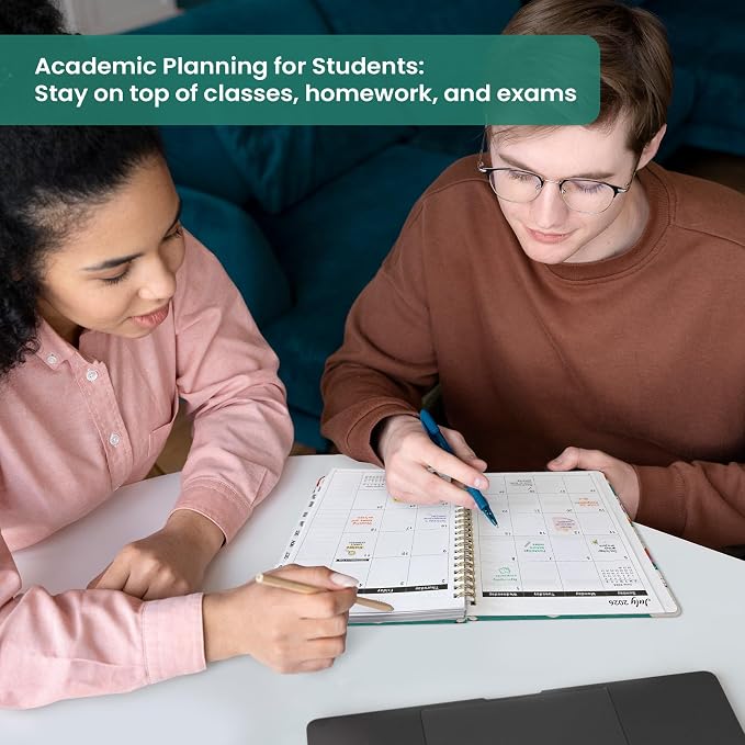 Academic Planner 2026-2027, Jul 2026-Jun 2027 Monthly & Weekly Planner