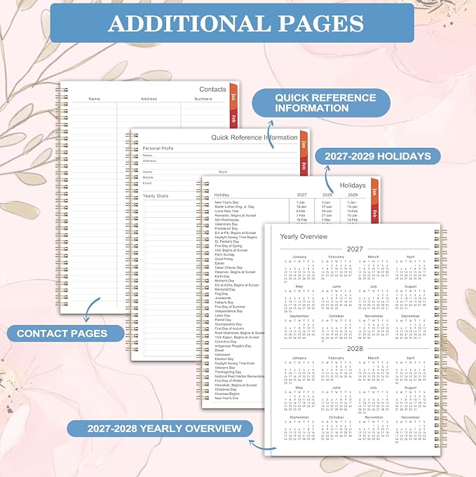 2027 Planner - Jan. 2027 - Dec. 2027, Calendar 2027 for Office, School