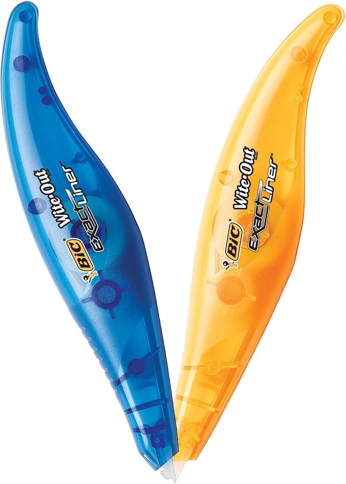 BIC Wite-Out Brand Exact Liner Correction Tape (4-Count) and Mini Twist Correction Tape (2-Count)