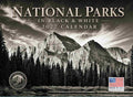 National Parks Tribute Black And White Photos Calendar 2027 Black White Monthly Wall