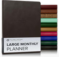 Gallery Leather Large Monthly Planner 2026-2027 Monhegan Cocoa