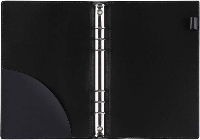 Raymay Fujii WAF152A Refill File, A5, Synthetic Leather, Blue