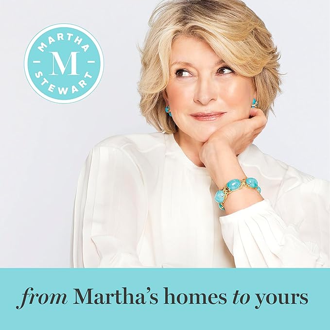 Martha Stewart Weston Wood Desktop Organizer, White | Open Lower Storage, Engineered Wood, Multipurpose