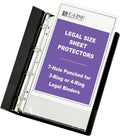 C-Line Top Loading Heavyweight Poly Sheet Protectors, Clear, Legal Size, 14 x 8.5 Inches, 50 per Box (62047)