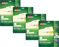 Avery File Folder Labels with TrueBlock Technology, Permanent Adhesive, 2/3" x 3-7/16", Laser/Inkjet, 150 Labels (08593) (Pack of 4)