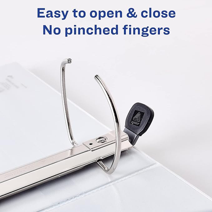 AVE79804 Avery Heavy-Duty View Binder With One Touch Ezd Rings, 4quot; Capacity, Navy Blue