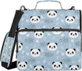 3 Ring Zipper Binder With Shoulder Strap Documents Storage Organizer Green Fire Dragon