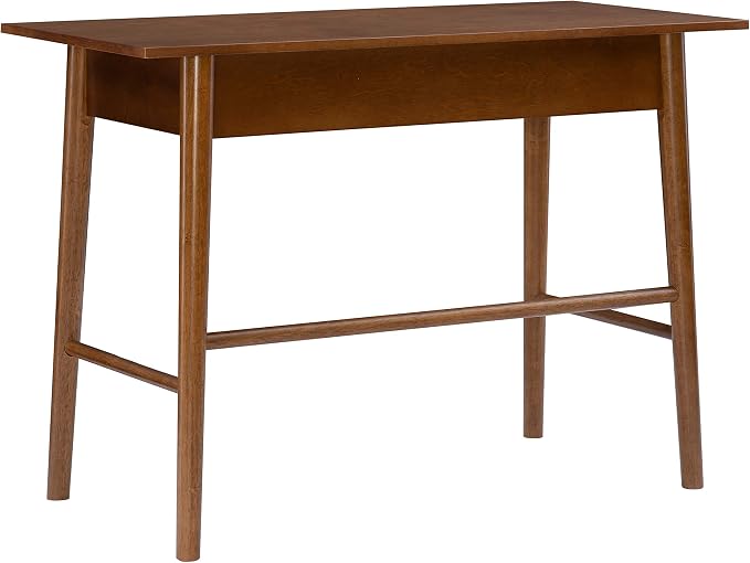Melissa Mid Century Walnut Desk by Linon