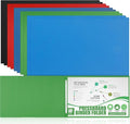 Resurhang 10 Pcs 11x17 Inch Pressboard Report Cover, 3" Capacity Presentation Binder Folder with Metal Prong Paper Fastener to Neatly Bind Reports Proposals Transcripts, Other Documents (Multicolor)