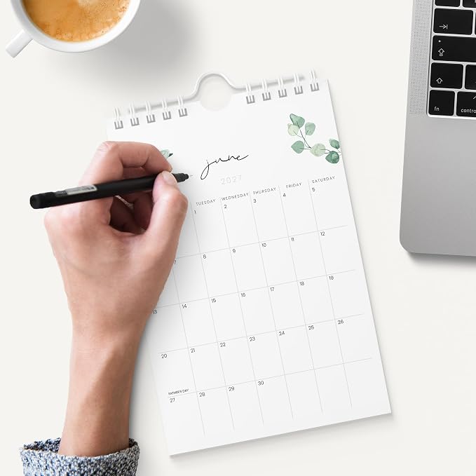 Karto Small Wall Calendar 2026 6x9 in - Greenery