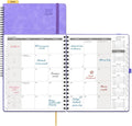 POPRUN Monthly Planner 2027-2028, 8.5"x10.5", 18 Month, Jan 2027-Jun 2028