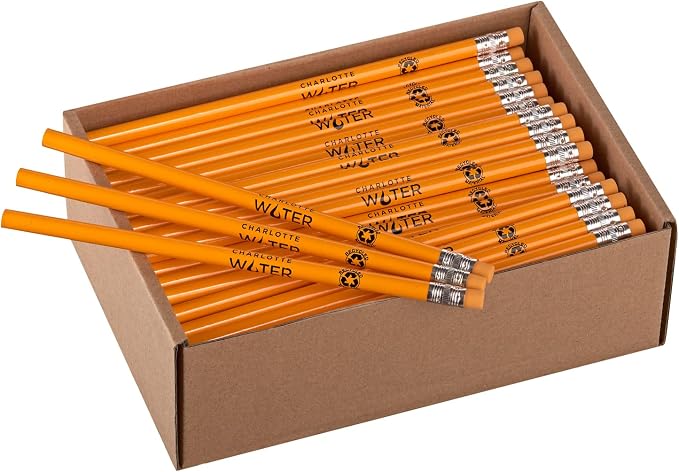 Pencil Guy Promotional Personalized Imprinted Pencils, Yellow