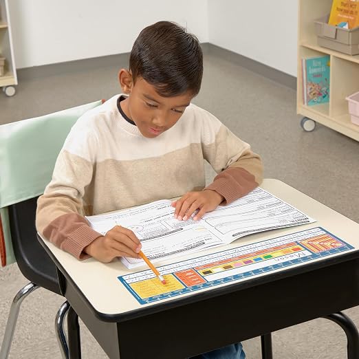Really Good Stuff Dual Language Desktop Helpers Intermediate, Vinyl