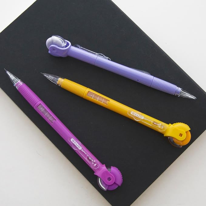 BAZIC PRODUCTS 0.7 mm Mechanical Pencils, Spinner Eraser, HB Lead, 24-Box