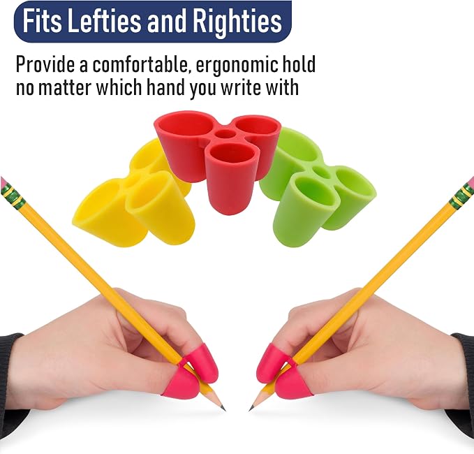 The Pencil Grip The Classics TPG-21106 Writing CLAW for Pencils and Utensils, Small Size, 6 Count Assorted Colors, Assorted: Blue/Green/Orange/Pink/Purple/Red/Yellow