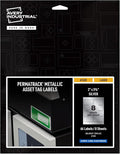 Avery Metallic Asset Tag Labels, 3-3/4 x 2", Laser Printable Tags, 64 Waterproof Labels (61520)