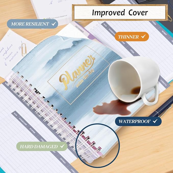 Arundhati Planner 2026-2027, 18 Months Large Daily Weekly Monthly Organizer