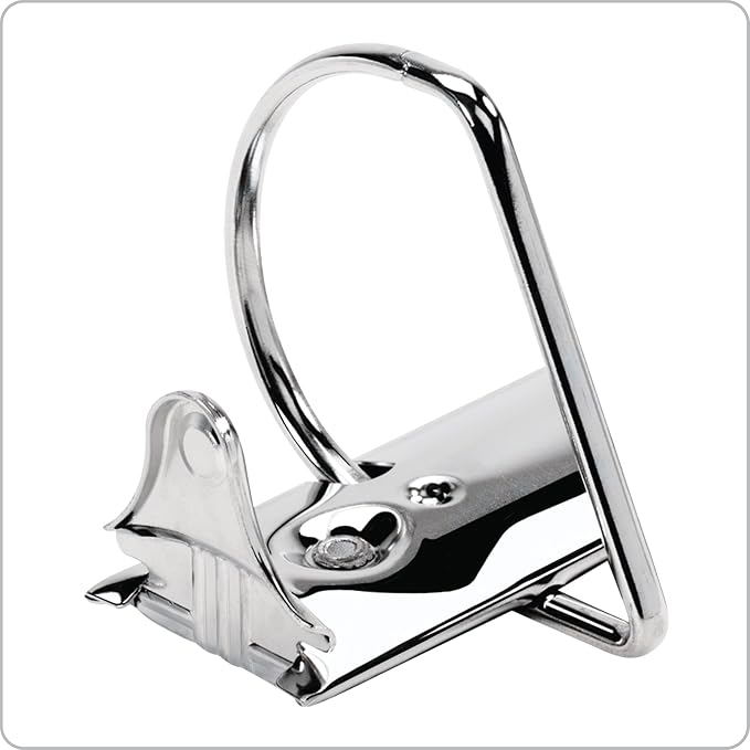 Cardinal Performer 3-Ring Binder, 3", Non-Locking Slant-D Rings, 725-Sheet Capacity, ClearVue Presentation Binder, Nonstick, PVC-Free, White (17600CB) (Pack of 2)