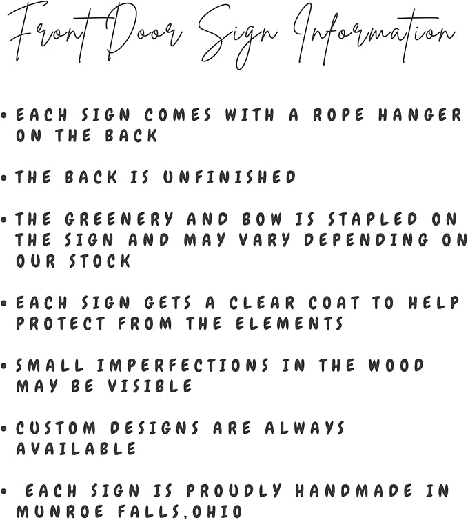 Wood front door sign Wood sign Home decor Welcome sign Sign for front door House warming gift Wedding gift (Wildflower 3.0-UV026(A1) P002, 11" Width)