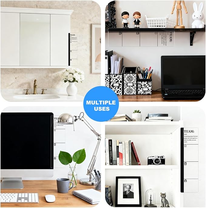 Computer Monitor Memo Board Team Quotes Logo Decor Monitor Message Board Sticky Notes Office Desk Accessories for Send Family Members Office Friends and Colleagues Gifts