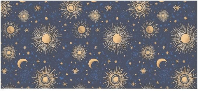 Sun Moon Star Acrylic Pencil Pen Holder Desk Accessories Holder, Cosmetic Brush Organizer Modern Design Desktop Stationery Organizer for Office School and Home 7.87 x 2.48 x 3.54 In